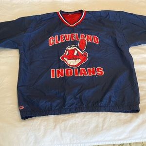 Vintage Cleveland Indians Nylon Jersey Men’s Size XXL